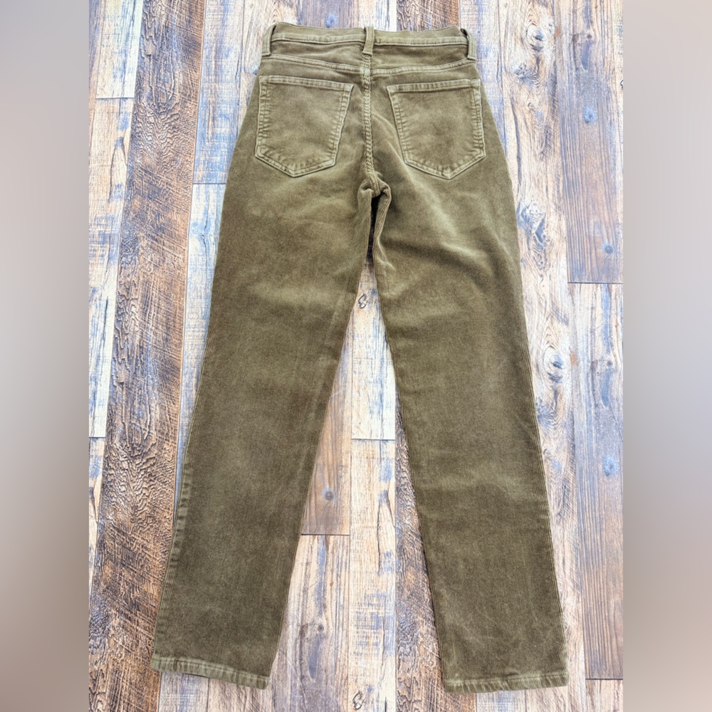 Banana Republic Women's High-Rise Straight Corduroy Jeans, Size 27L (Camel) - Picture 10 of 13